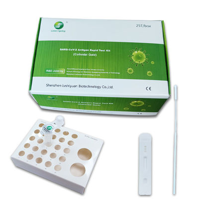 15 Minutes Antigen Swab Test Kit Of Covid-19 25 Tests/Kit CE Specificity 100%